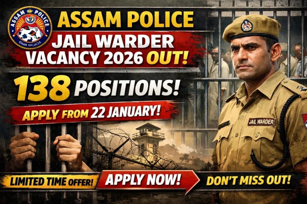 Assam-Police-Jail-Warder-Vacancy-Notification-2026-OUT-for-138-Posts.